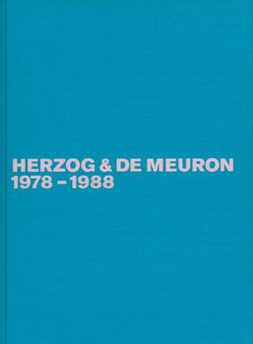 Cover image for Herzog & de Meuron 1978-1988