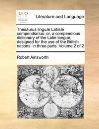 Cover image for Thesaurus Linguae Latinae Compendiarius