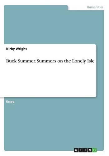 Cover image for Buck Summer. Summers on the Lonely Isle