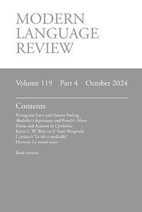 Cover image for Modern Language Review (119.4) October 2024