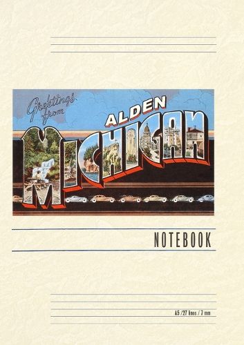 Cover image for Vintage Lined Notebook Greetings from Alden