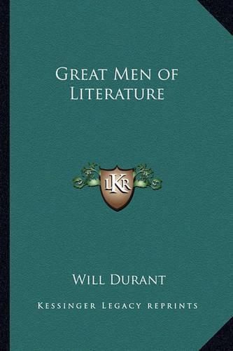 Cover image for Great Men of Literature