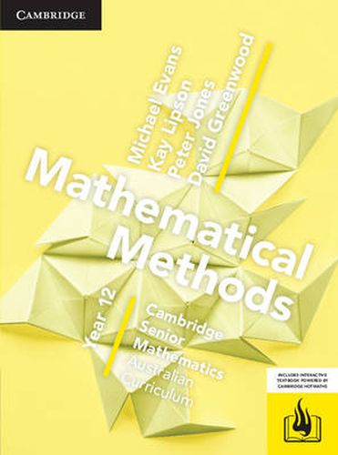 Cover image for CSM AC Mathematical Methods Year 12