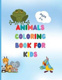 Cover image for Animals coloring book for kids