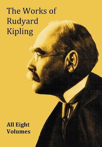 Cover image for The Works of Rudyard Kipling - 8 Volumes in One Edition