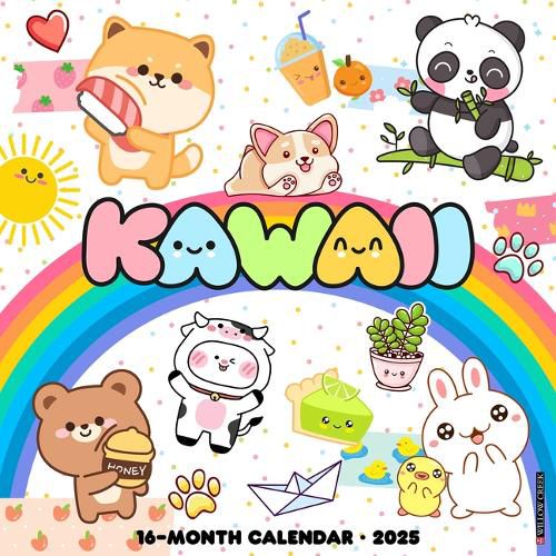 Cover image for Kawaii 2026 12 X 12 Wall Calendar