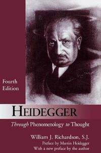 Cover image for Heidegger: Through Phenomenology to Thought