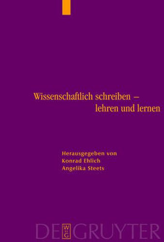 Cover image for Wissenschaftlich schreiben - lehren und lernen