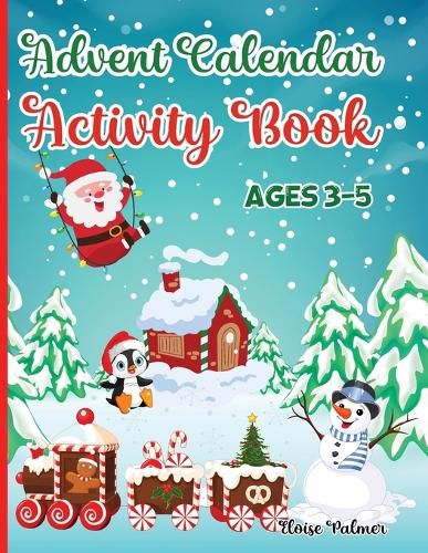 Cover image for Advent Calendar Activity Book for Kids Ages 3-5