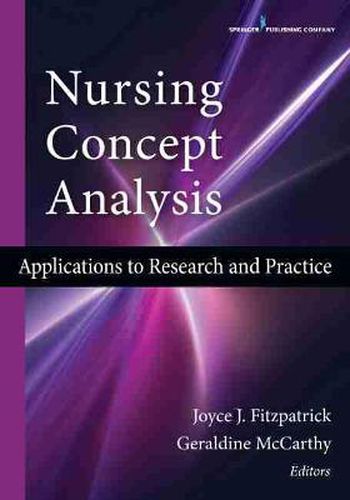 Cover image for Nursing Concept Analysis: Applications to Research and Practice