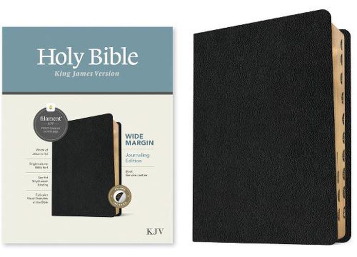 Cover image for KJV Wide Margin Bible, Filament Enabled Edition, Black
