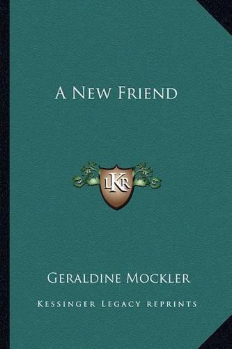 Cover image for A New Friend