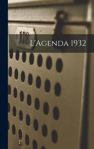 Cover image for L'Agenda 1932