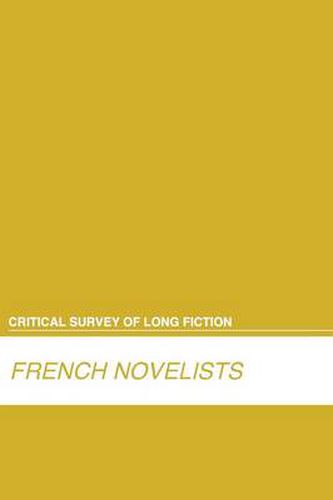 Cover image for French Novelists