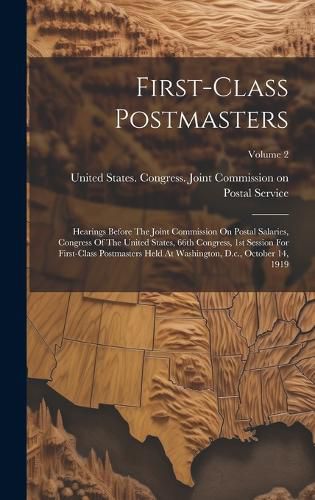 Cover image for First-class Postmasters