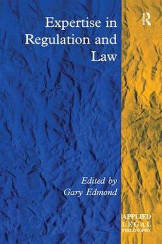 Cover image for Expertise in Regulation and Law