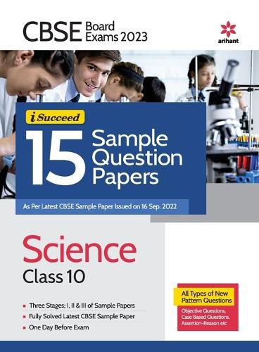 Cover image for Cbse Board Exam 2023i-Succeed 15 Sample Question Papers Science Class 10