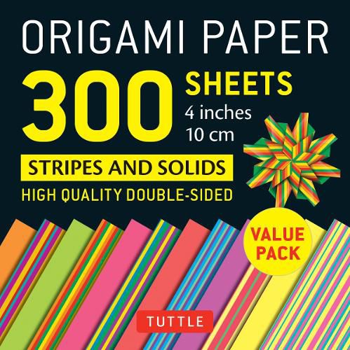 Cover image for Origami Paper Stripes And Solids