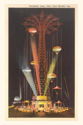 Cover image for Vintage Journal Parachute Jump, Worlds Fair