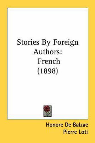 Cover image for Stories by Foreign Authors: French (1898)