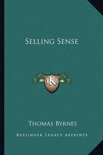 Cover image for Selling Sense