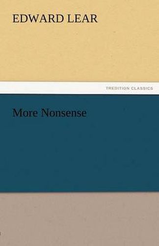 Cover image for More Nonsense