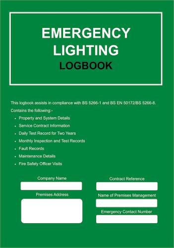 Cover image for Emergency Lighting Logbook