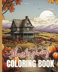 Cover image for Simple and Easy Thanksgiving Coloring Book