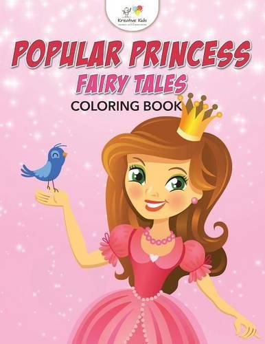 Cover image for Popular Princess Fairy Tales Coloring Book