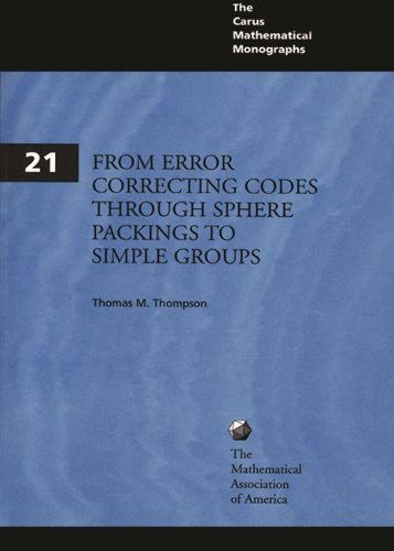 Cover image for From Error-Correcting Codes through Sphere Packings to Simple Groups
