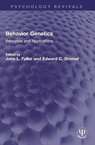 Cover image for Behavior Genetics