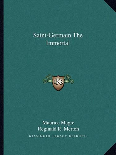 Cover image for Saint-Germain the Immortal