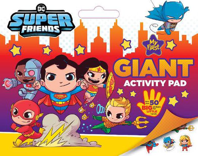 Cover image for My First Super Friends: Giant Activity Pad (Warner Bros.)