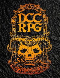 Cover image for Dungeon Crawl Classics Core Rulebook-Demon Skull Monster Hide Edition