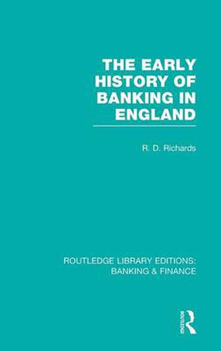 Cover image for The Early History of Banking in England