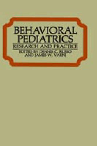 Cover image for Behavioral Pediatrics: Research and Practice