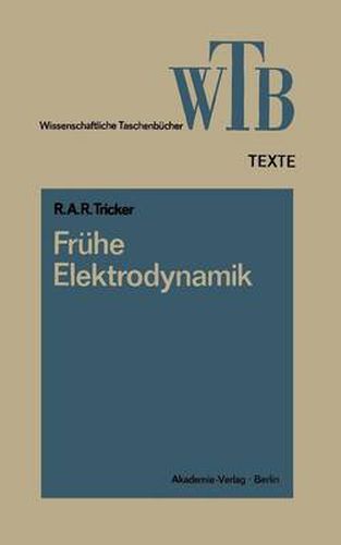 Cover image for Fruhe Elektrodynamik: Das Erste Stromgesetz