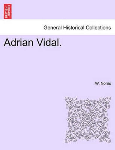 Cover image for Adrian Vidal.