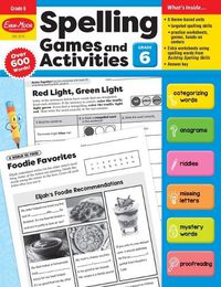 Cover image for Spelling Games and Activities, Grade 6 Teacher Resource