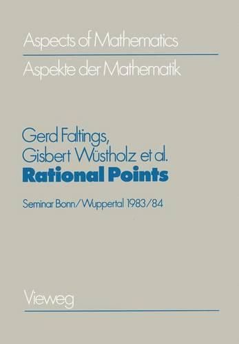 Cover image for Aspects of Mathematics: Seminar Bonn/Wuppertal 1983/84