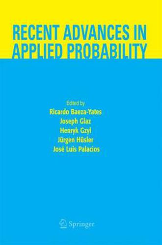 Cover image for Recent Advances in Applied Probability