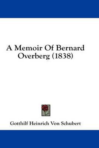 Cover image for A Memoir of Bernard Overberg (1838)