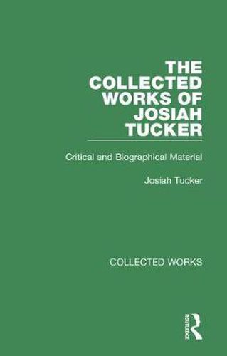 Cover image for Collected Works of Josiah Tucker