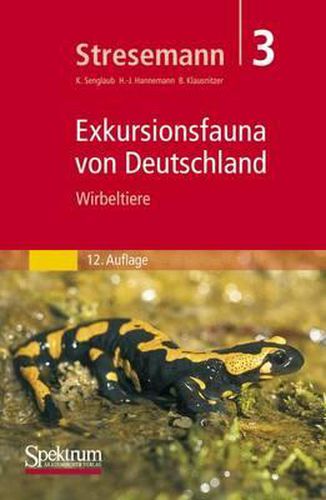 Cover image for Stresemann - Exkursionsfauna von Deutschland. Band 3: Wirbeltiere