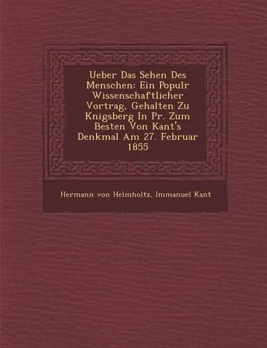 Cover image for Ueber Das Sehen Des Menschen