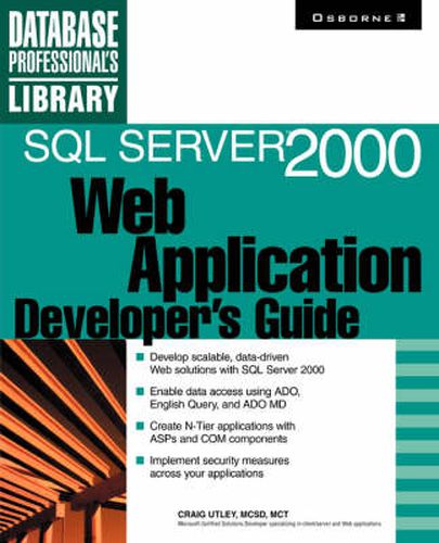 Cover image for SQL Server 2000 Web Application Developer's Guide