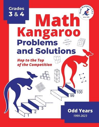 Cover image for Math Kangaroo Problems and Solutions - Grades 3 & 4 - Odd Years