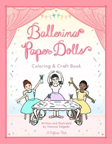 Cover image for Ballerina Paper Dolls Coloring & Craft Book