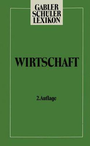 Cover image for Schulerlexikon Wirtschaft