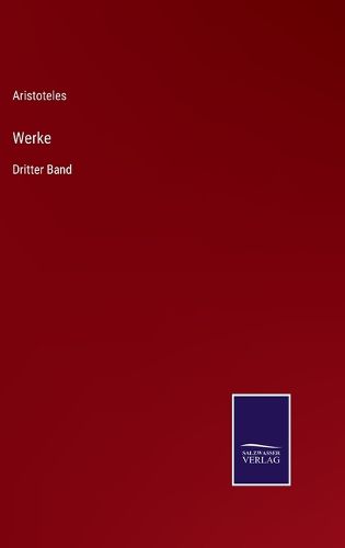 Cover image for Werke: Dritter Band
